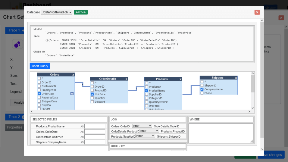 Drag-and-Drop Dashboard Builder