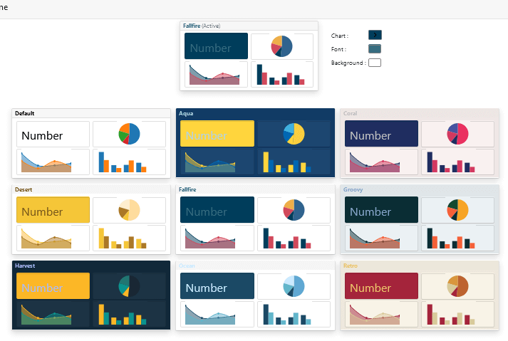 Dashboard Designer Theme