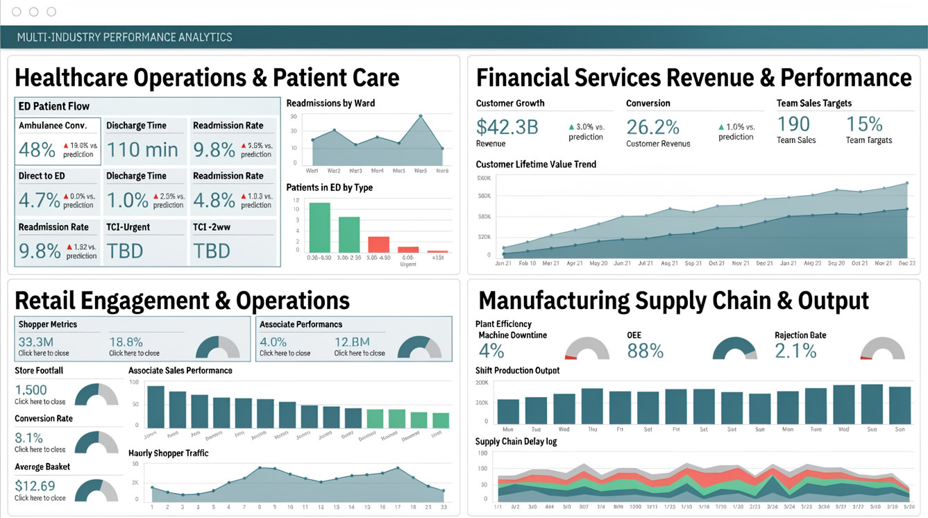 KPI report by industry